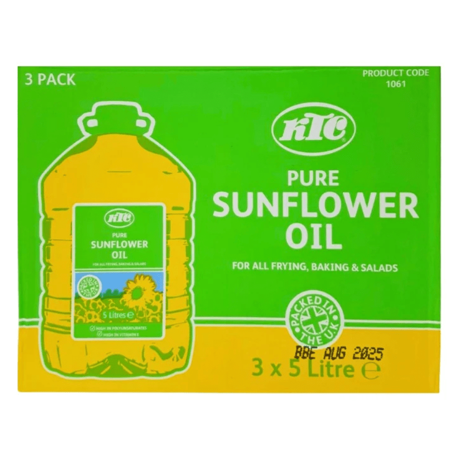 Sunflower oil full case of 3
